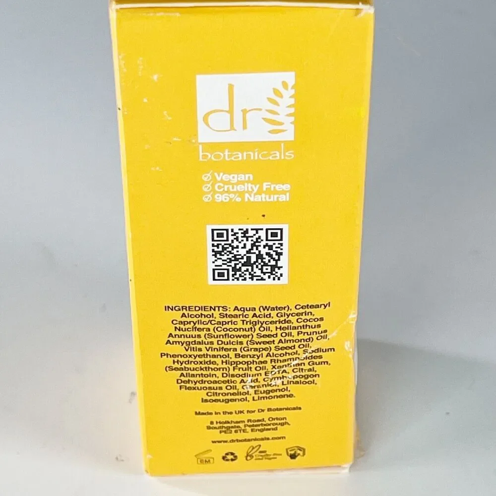 Dr. Botanicals Lemon All-in-One Superfood Rescue Butter Moisturizer 1.69 oz NIB